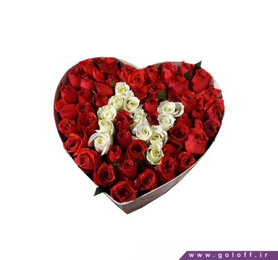 جعبه گل عاشقانه - جعبه گل رز دیان - Deian | گل آف
